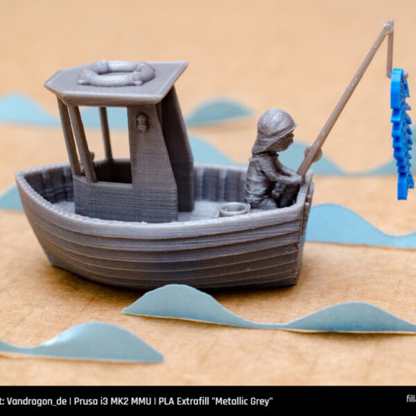 Fillamentum PLA Metallic Grey 750gr