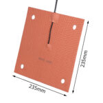 SILICONE HEATBED 500W AC 235*235 mm