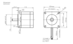 Nema 23 Stepper Motor 28kg.cm/4.8V/3A 57HS112-3004-03