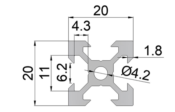 2020 V-Slot Aluminum Profile