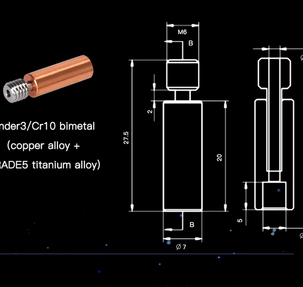 Ender series Bi Metal Throat