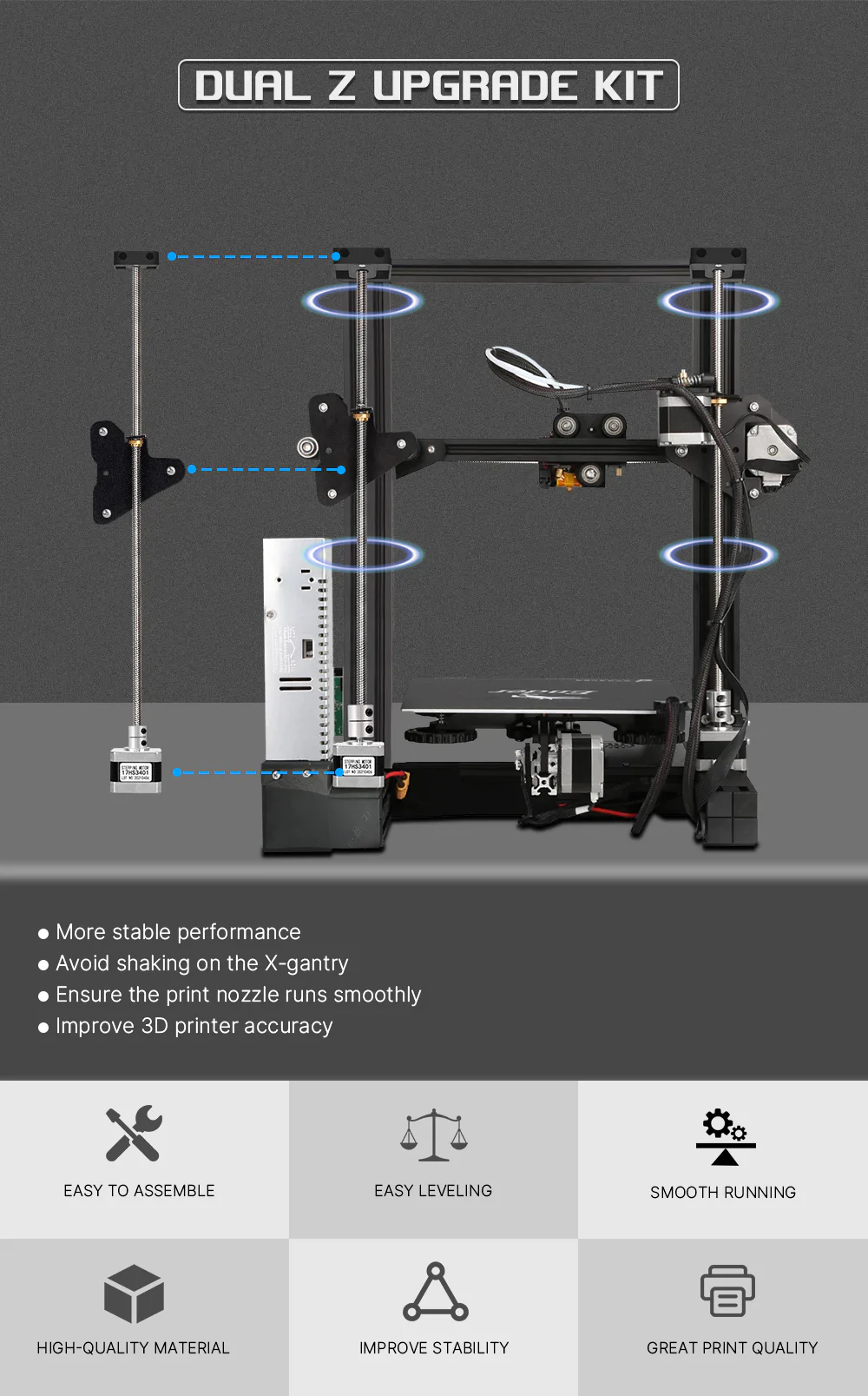 Ender 3 Dual Z Upgrade Kit