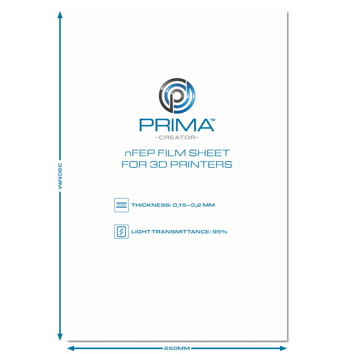 PrimaCreator nFEP Film – 260 x 390 mm